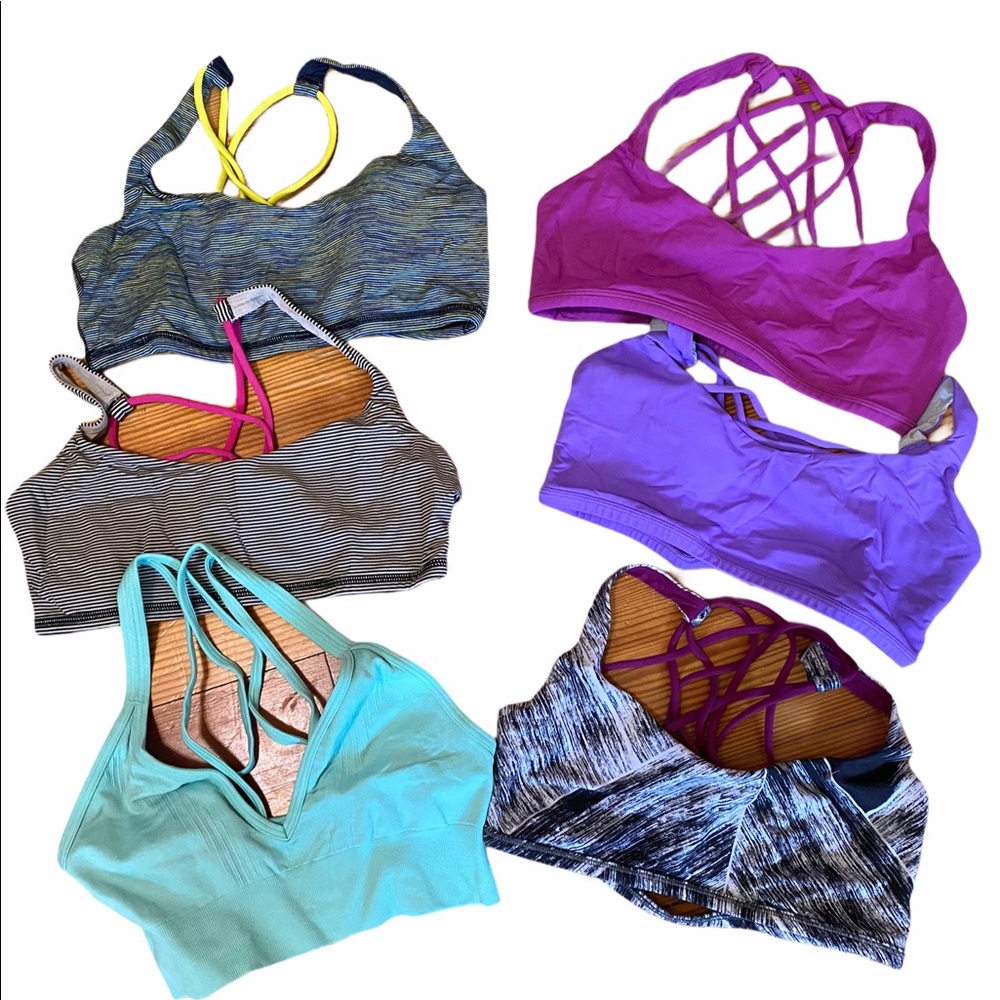Lot of 6 Lululemon bras